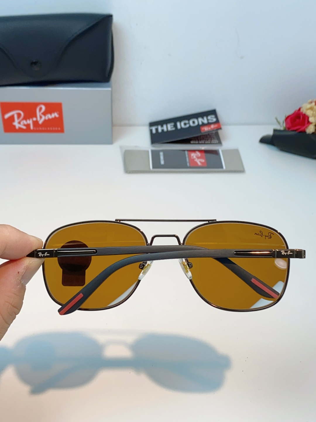 RayBan雷朋 2026新款 强化玻璃太阳镜男款男士开车专用偏光镜户外遮阳墨镜大脸男女通用 RB485