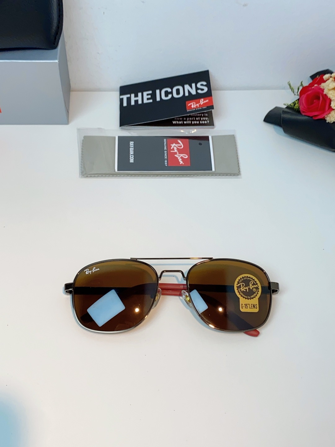 RayBan雷朋 2026新款 强化玻璃太阳镜男款男士开车专用偏光镜户外遮阳墨镜大脸男女通用 RB485