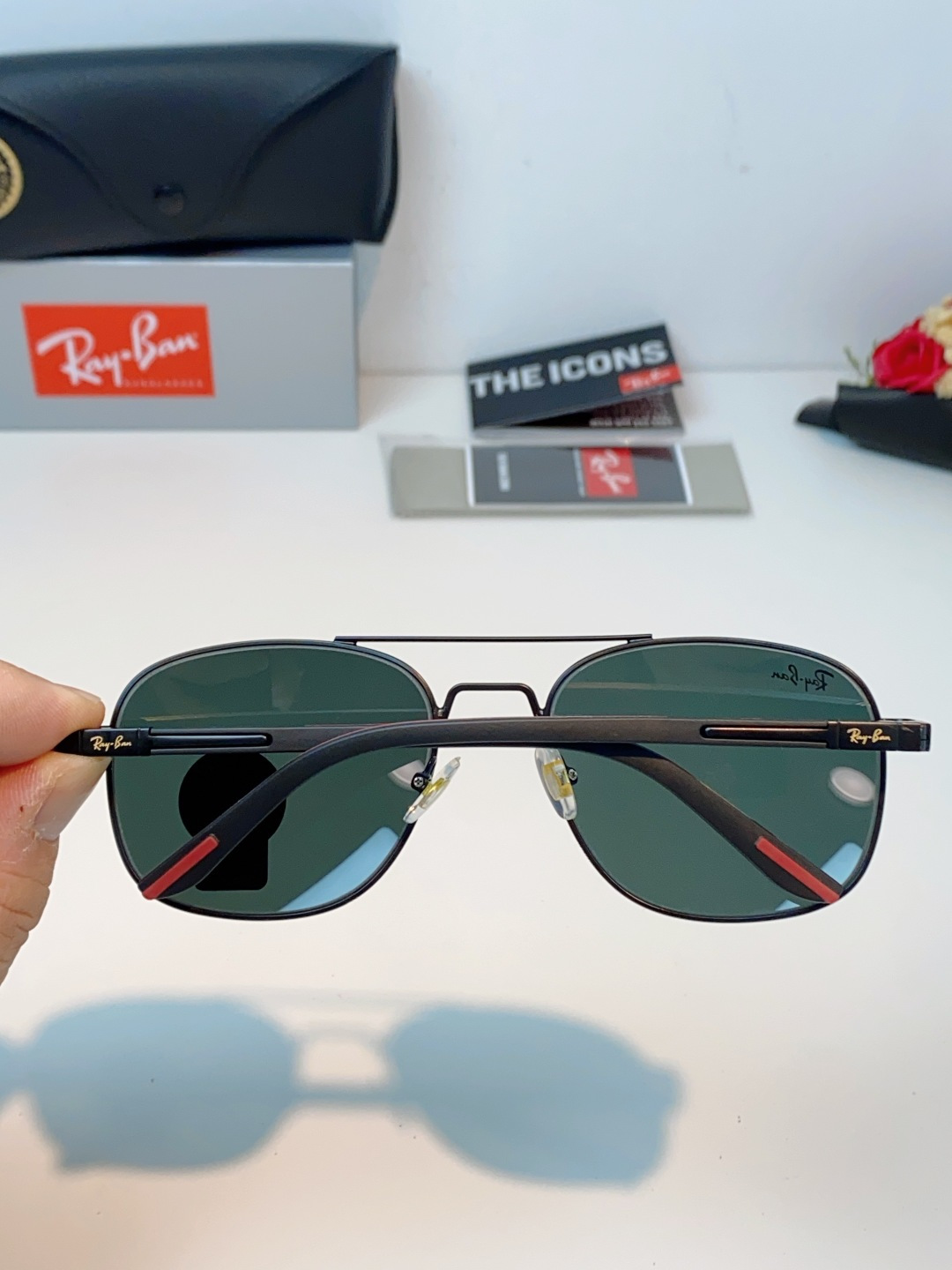 RayBan雷朋 2026新款 强化玻璃太阳镜男款男士开车专用偏光镜户外遮阳墨镜大脸男女通用 RB485