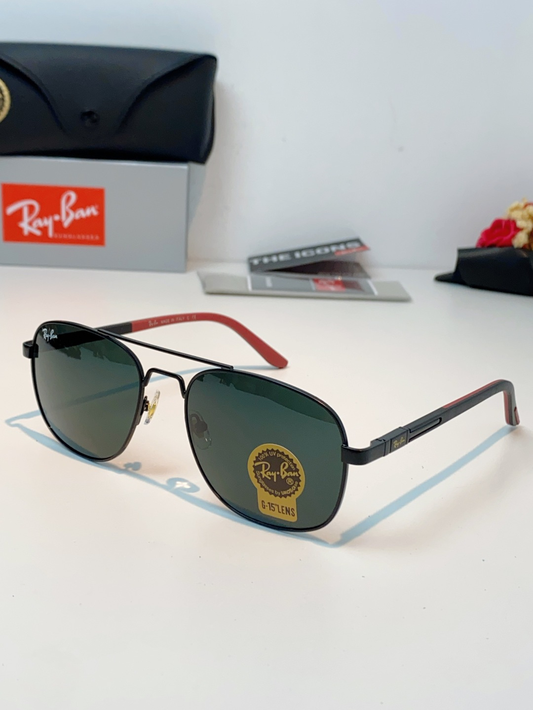 RayBan雷朋 2026新款 强化玻璃太阳镜男款男士开车专用偏光镜户外遮阳墨镜大脸男女通用 RB485