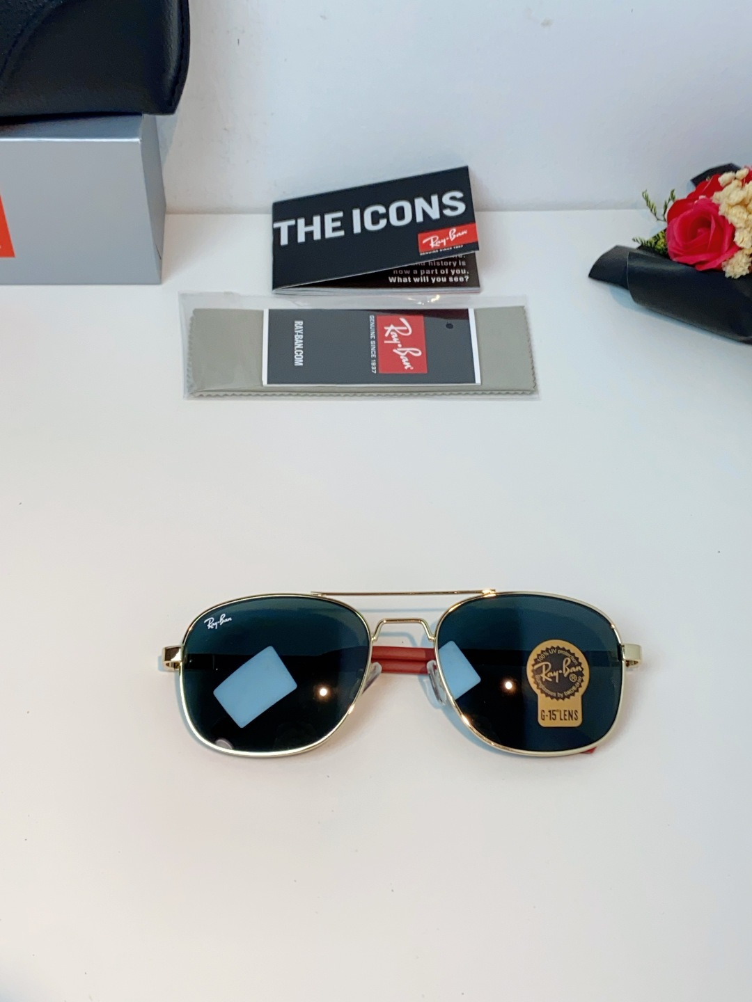 RayBan雷朋 2026新款 强化玻璃太阳镜男款男士开车专用偏光镜户外遮阳墨镜大脸男女通用 RB485