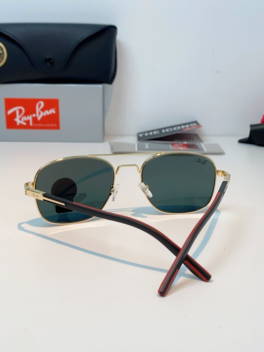 RayBan雷朋 2026新款 强化玻璃太阳镜男款男士开车专用偏光镜户外遮阳墨镜大脸男女通用 RB485