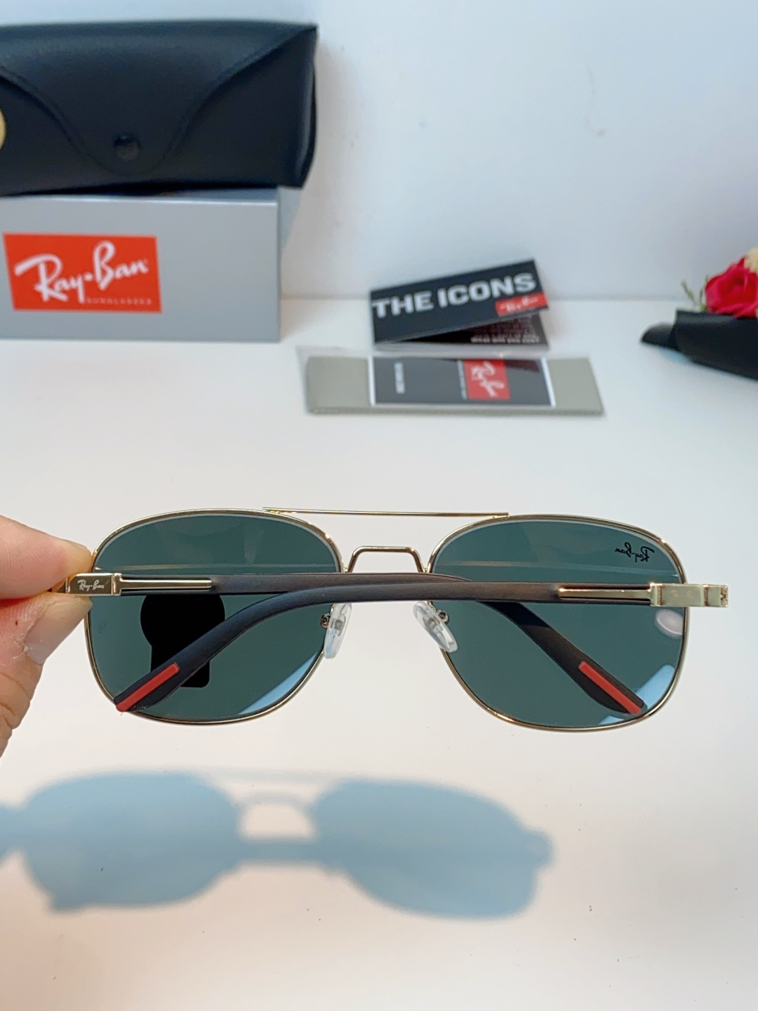 RayBan雷朋 2026新款 强化玻璃太阳镜男款男士开车专用偏光镜户外遮阳墨镜大脸男女通用 RB485