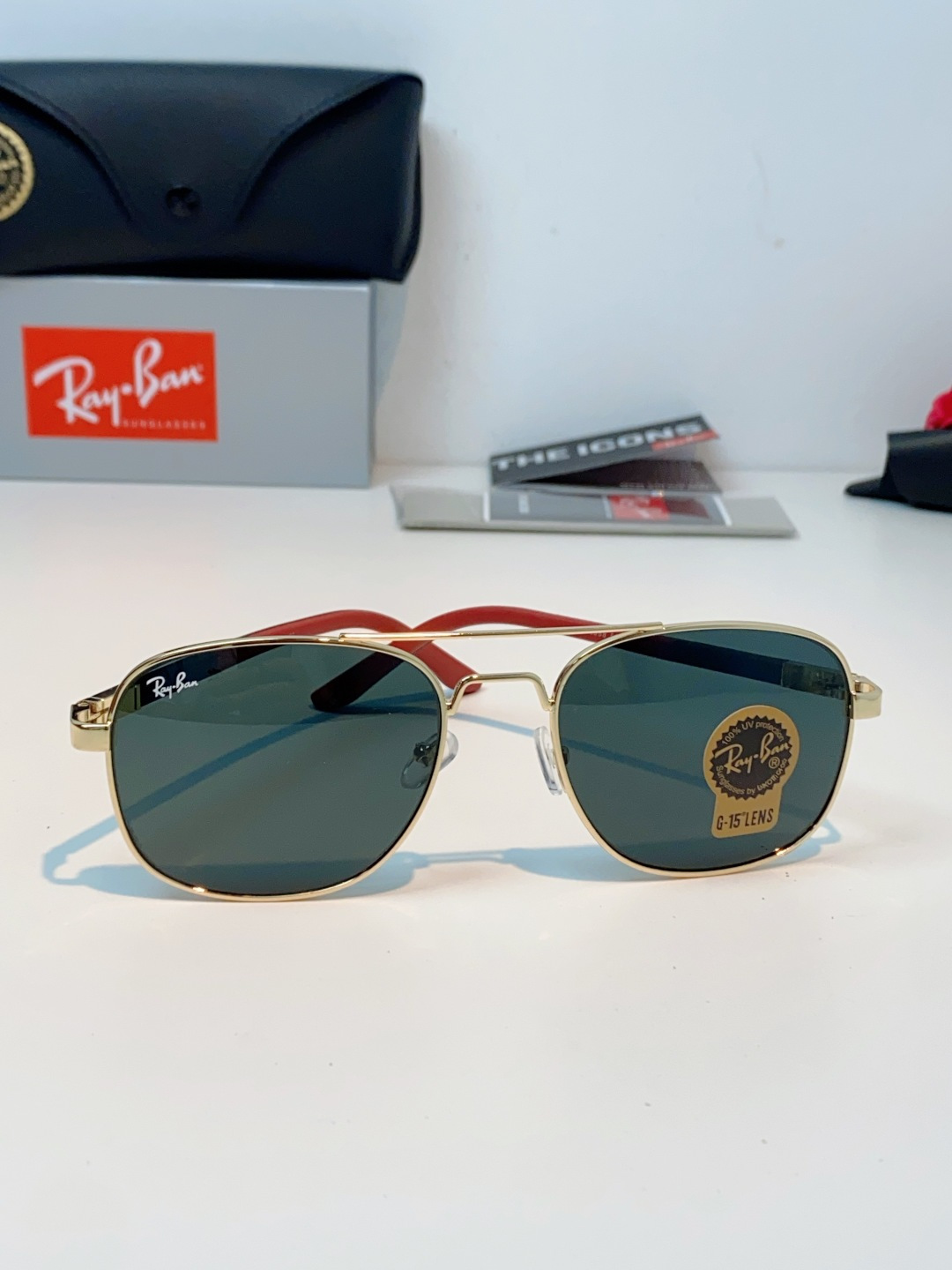RayBan雷朋 2026新款 强化玻璃太阳镜男款男士开车专用偏光镜户外遮阳墨镜大脸男女通用 RB485