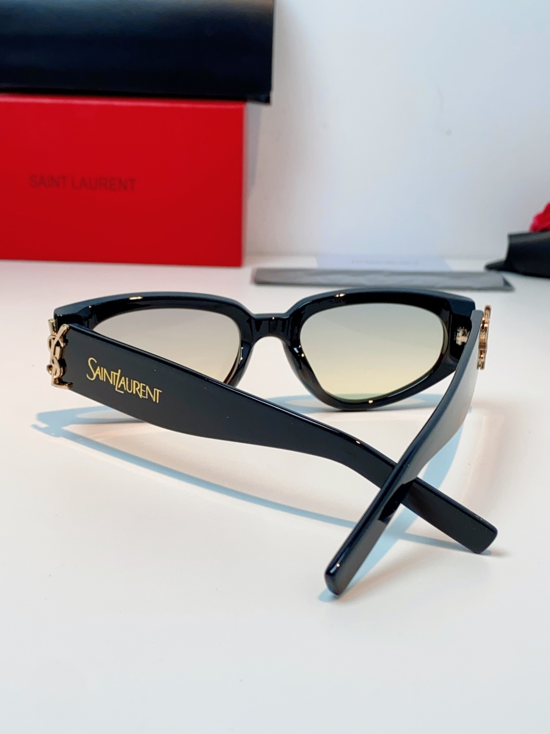 Saint Laurent YSL圣罗兰墨镜女士猫眼太阳眼镜朴彩英Rose同款