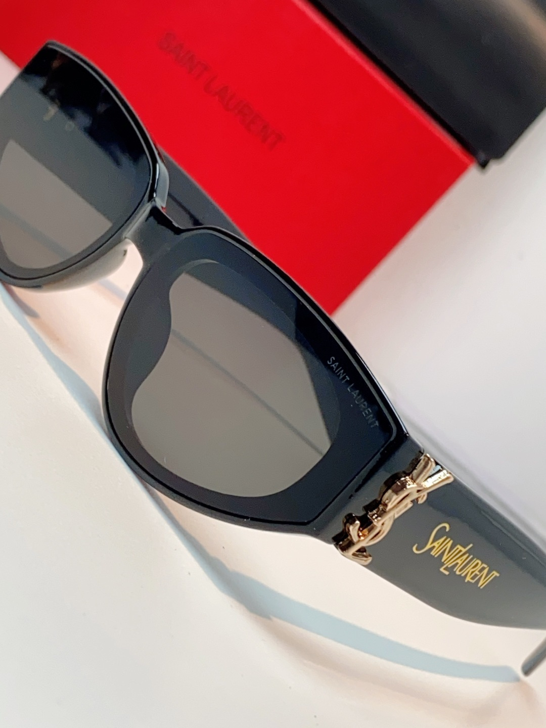 Saint Laurent YSL圣罗兰墨镜女士猫眼太阳眼镜朴彩英Rose同款