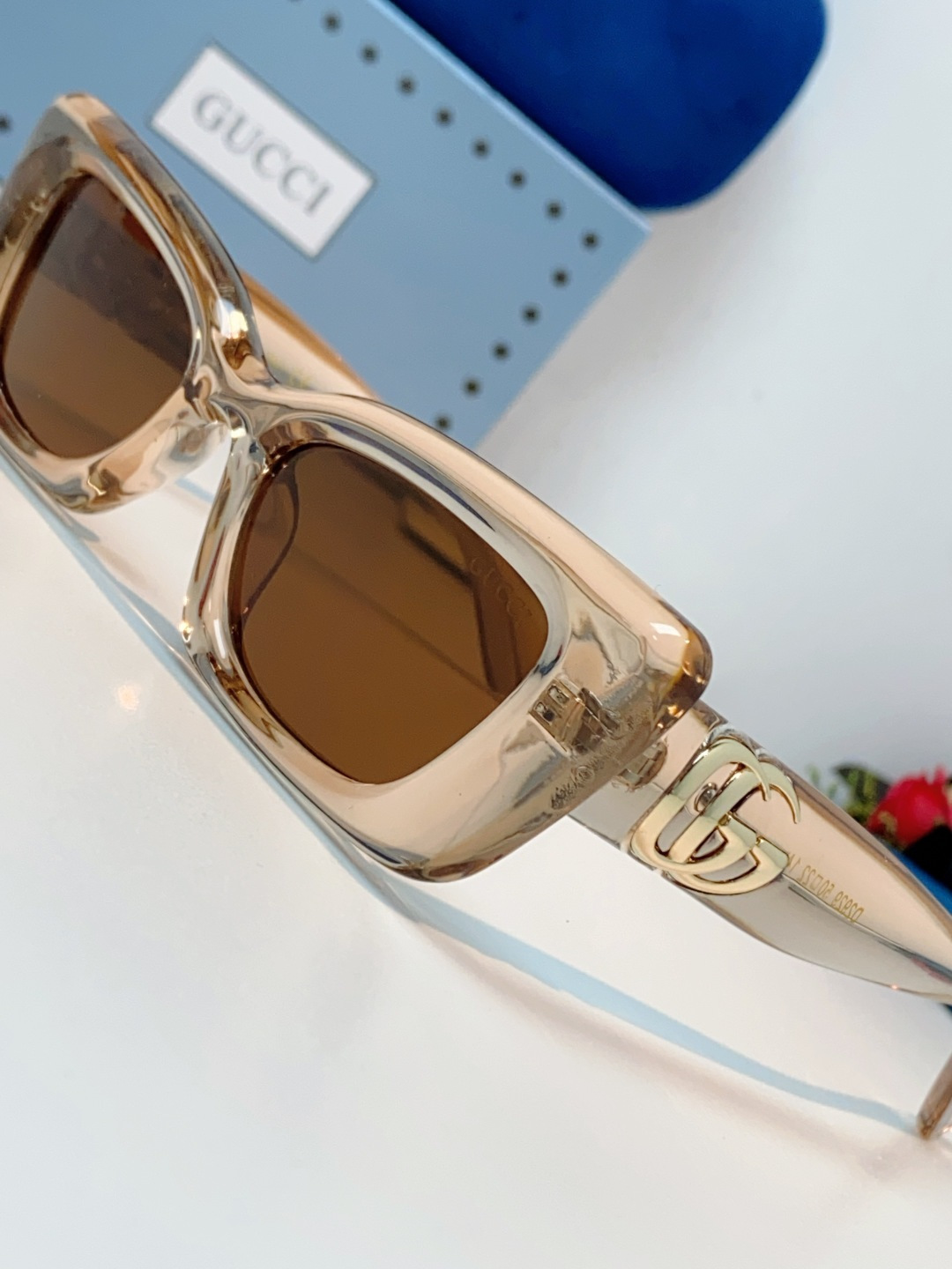 GUCCI古驰 2026新款李沁宋威龙同款防晒眼镜太阳镜墨镜 时尚高品质