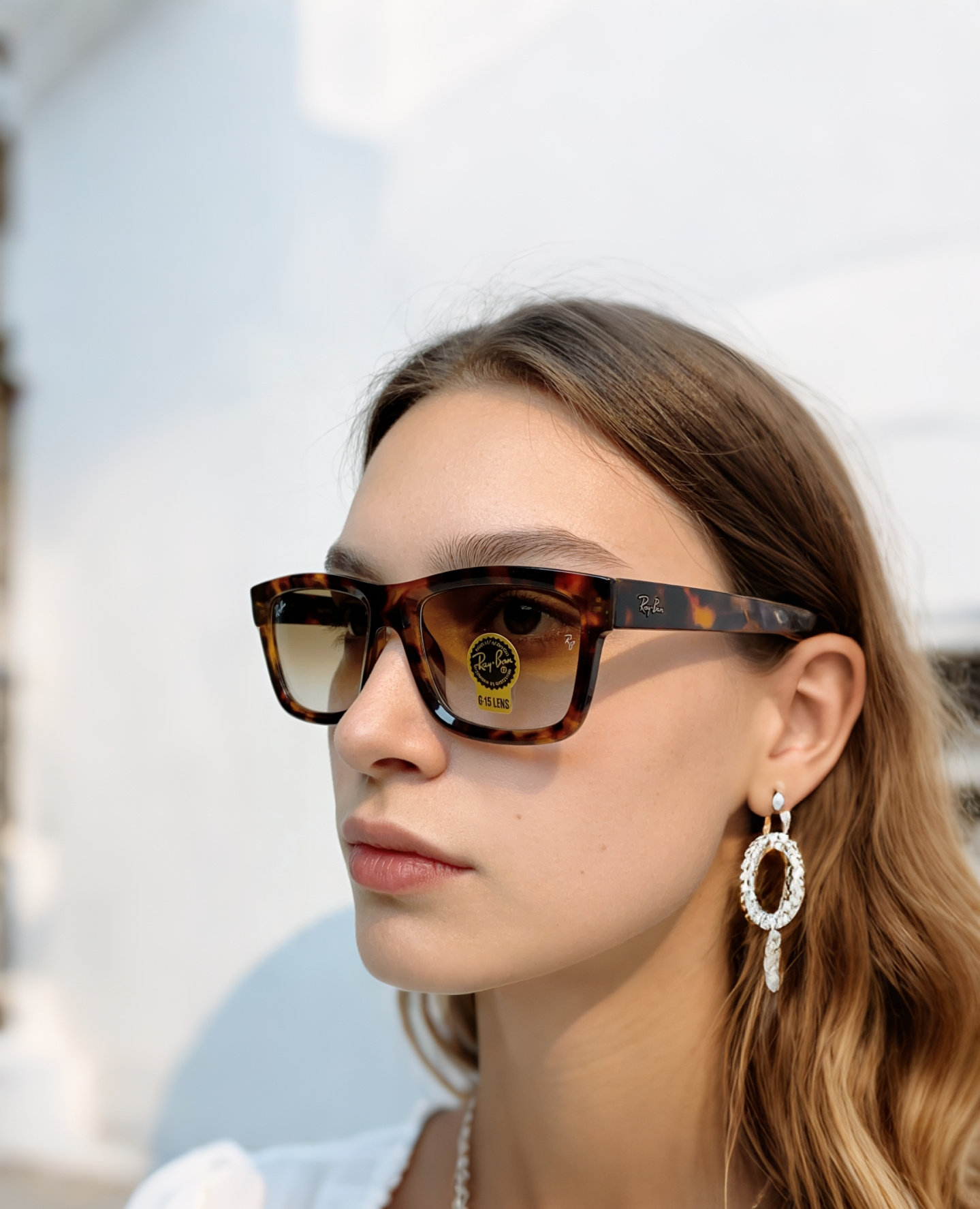RayBan雷朋 高品质钢化玻璃太阳眼镜男士驾驶司机高清墨镜钓鱼防紫外线防强光眼镜 RB4396 Siz