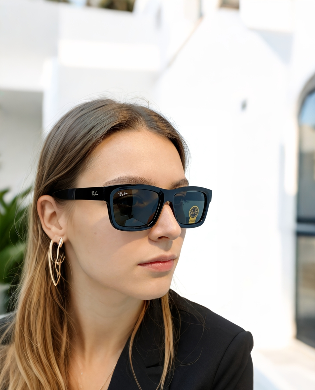 RayBan雷朋 高品质钢化玻璃太阳眼镜男士驾驶司机高清墨镜钓鱼防紫外线防强光眼镜 RB4396 Siz