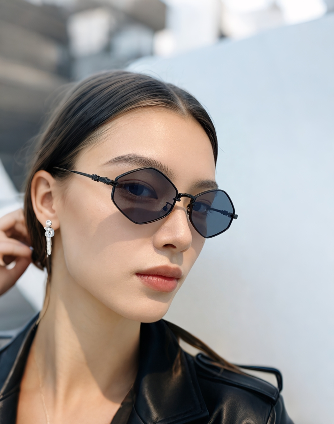 Chrome Hearts克罗心 2026新款 眼镜近视可配度数女素颜金丝细框高级感多边形眼睛框大脸显瘦