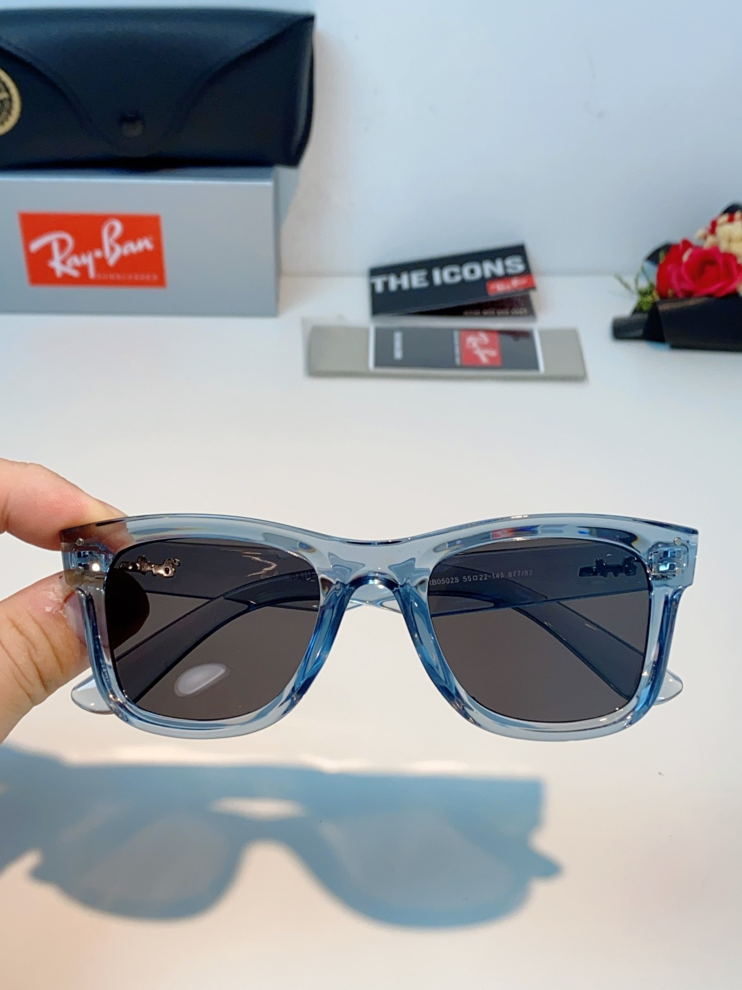RayBan雷朋【成毅同款REVERSE反转系列】雷朋太阳镜黑超 凹面墨镜 0RBR0502S Size