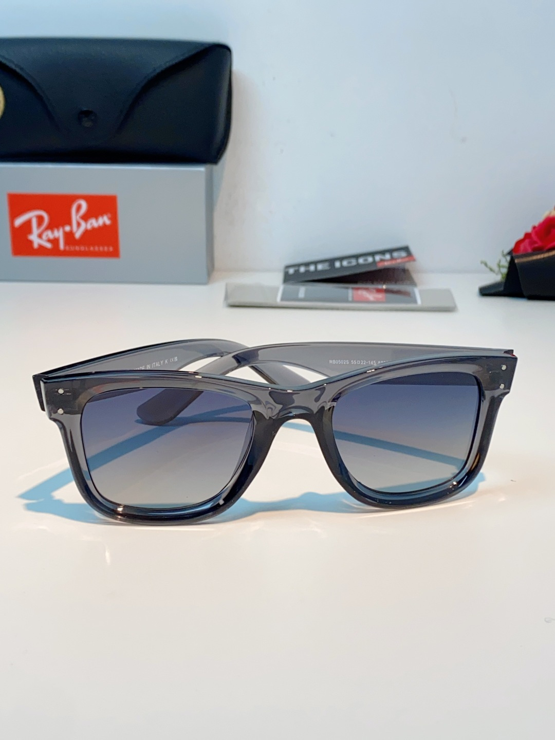 RayBan雷朋【成毅同款REVERSE反转系列】雷朋太阳镜黑超 凹面墨镜 0RBR0502S Size