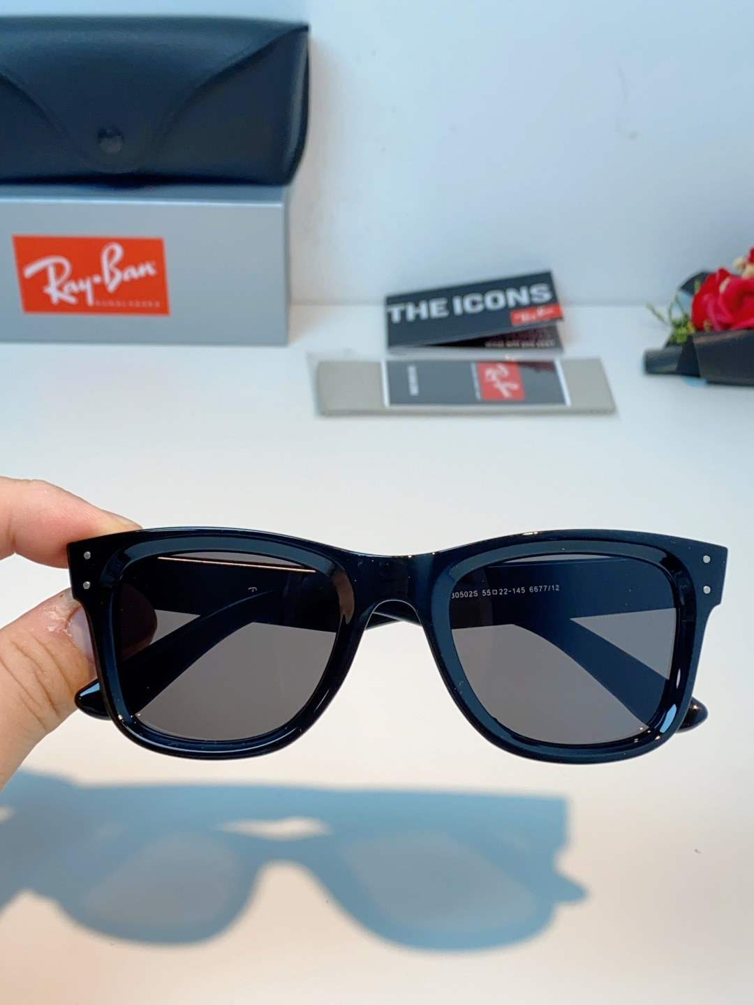 RayBan雷朋【成毅同款REVERSE反转系列】雷朋太阳镜黑超 凹面墨镜 0RBR0502S Size