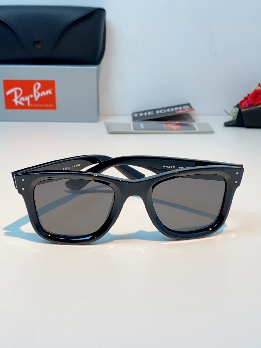 RayBan雷朋【成毅同款REVERSE反转系列】雷朋太阳镜黑超 凹面墨镜 0RBR0502S Size