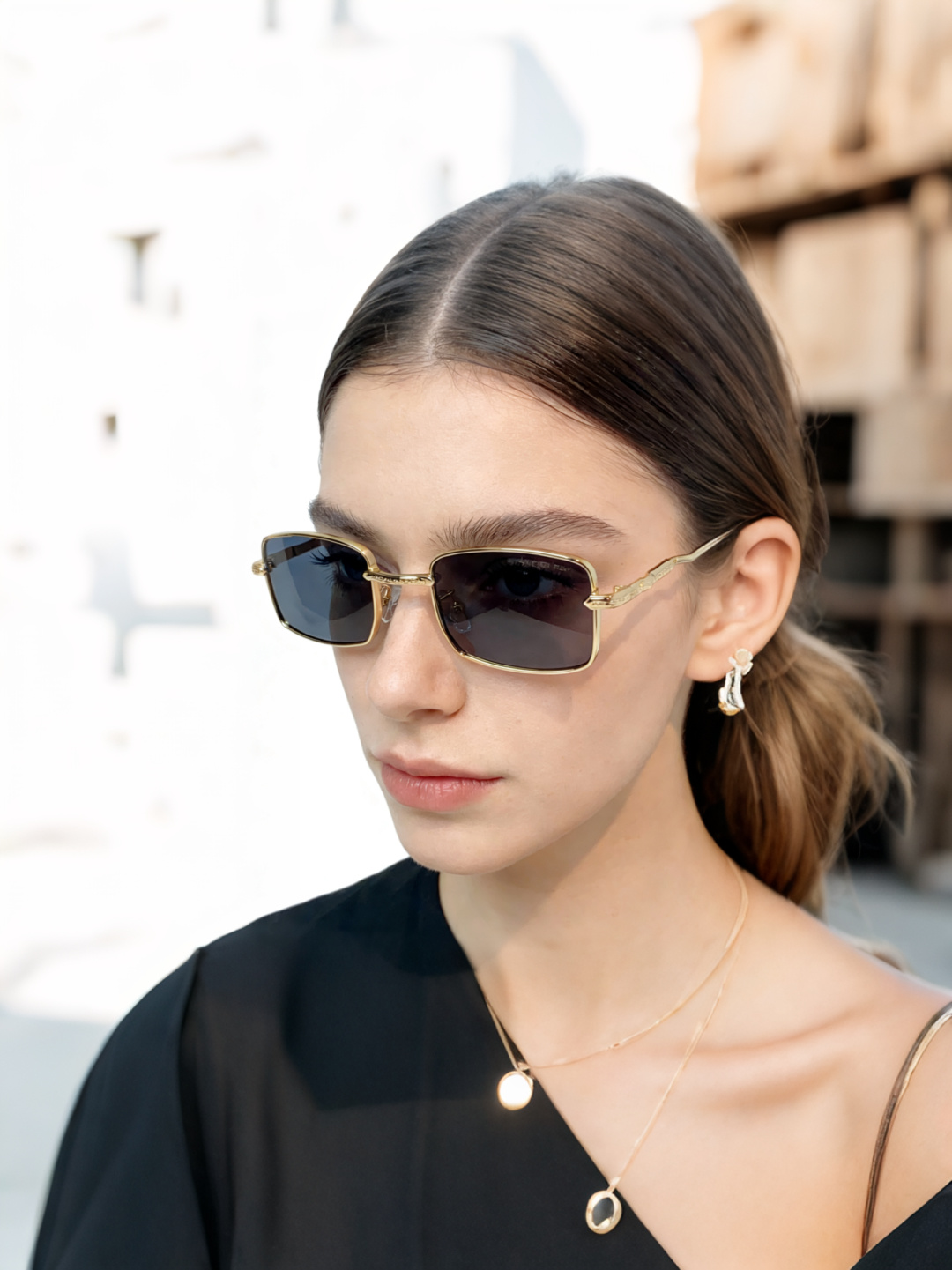 Chrome Hearts 克罗心2026新款复古方框 经典小方框轮廓，线条利落硬朗，完美修饰圆脸、方脸