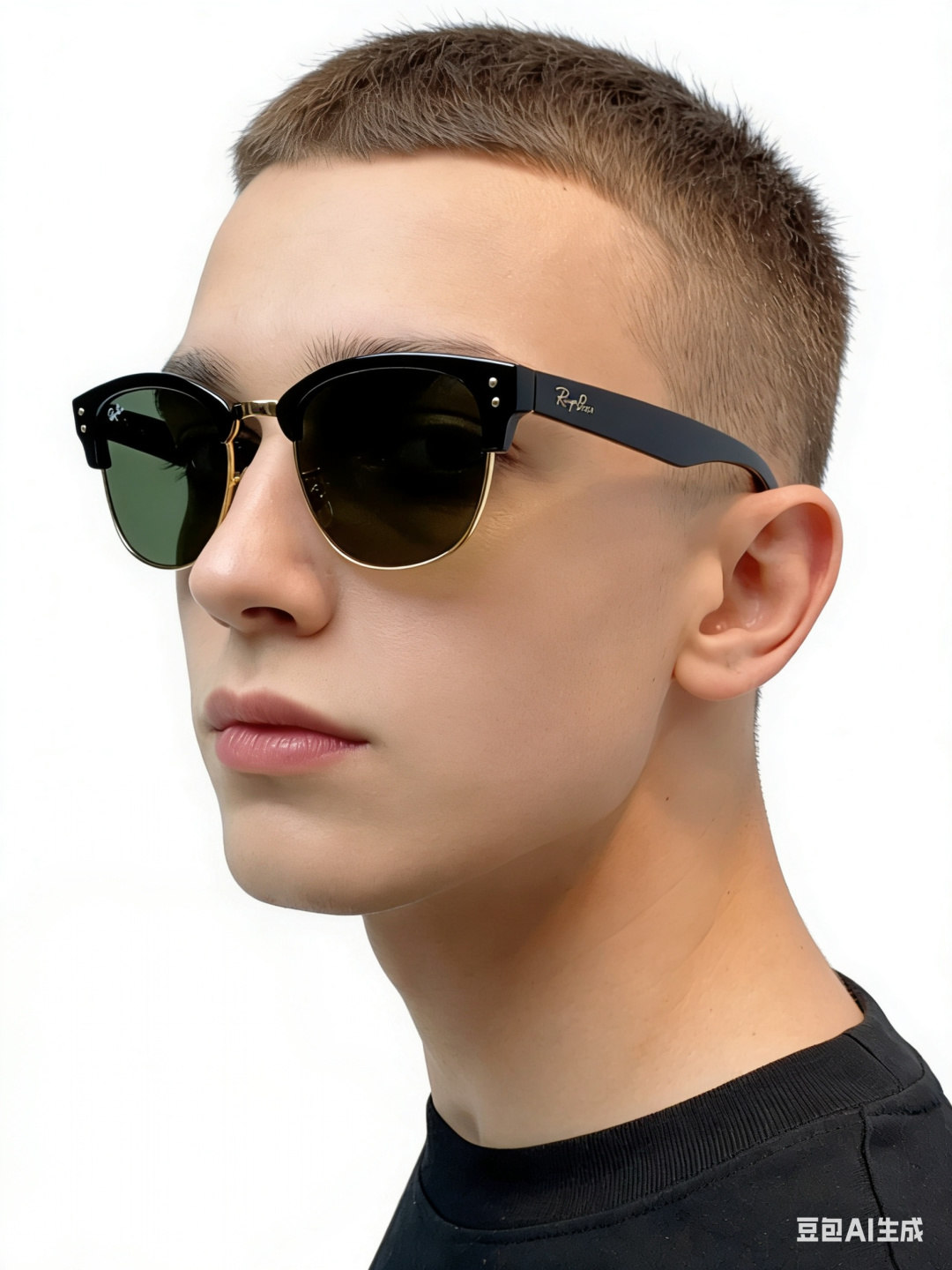RayBan雷朋Clubmaster系列眉框墨镜｜永恒经典，百搭不挑人 标志性的半框眉架设计，搭配凹镜片