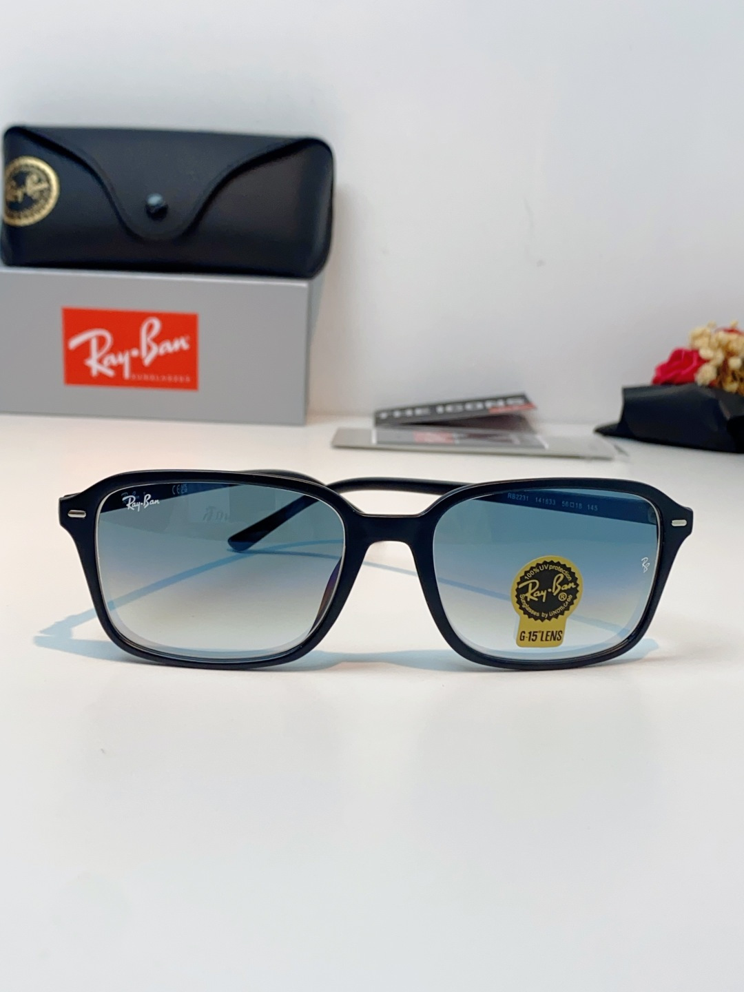 RayBan雷朋 2026新款经典方框防爆玻璃镜片太阳镜｜百年潮牌，永不过时的时尚标杆 ✨ 一眼万年的经