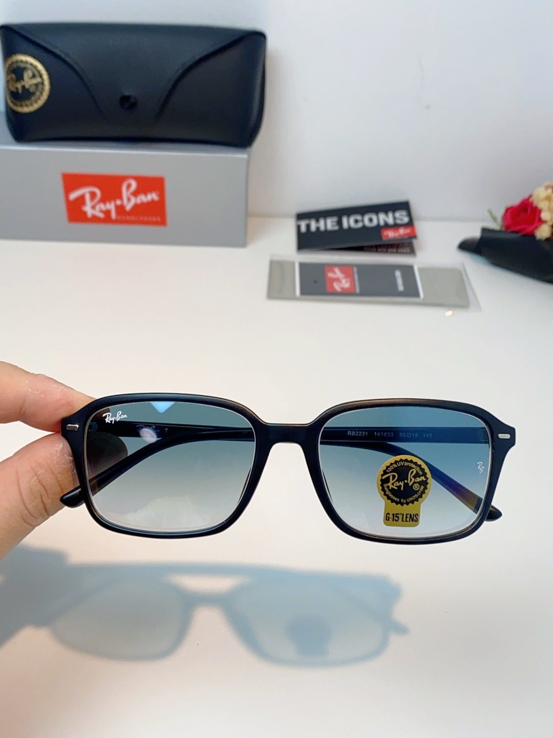 RayBan雷朋 2026新款经典方框防爆玻璃镜片太阳镜｜百年潮牌，永不过时的时尚标杆 ✨ 一眼万年的经