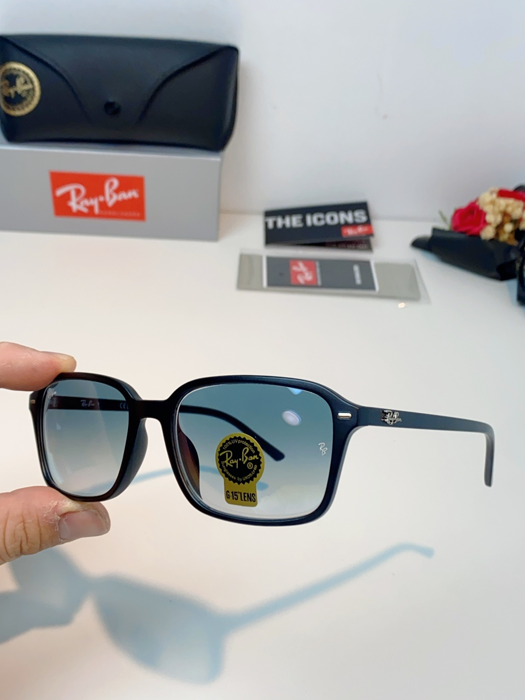 RayBan雷朋 2026新款经典方框防爆玻璃镜片太阳镜｜百年潮牌，永不过时的时尚标杆 ✨ 一眼万年的经