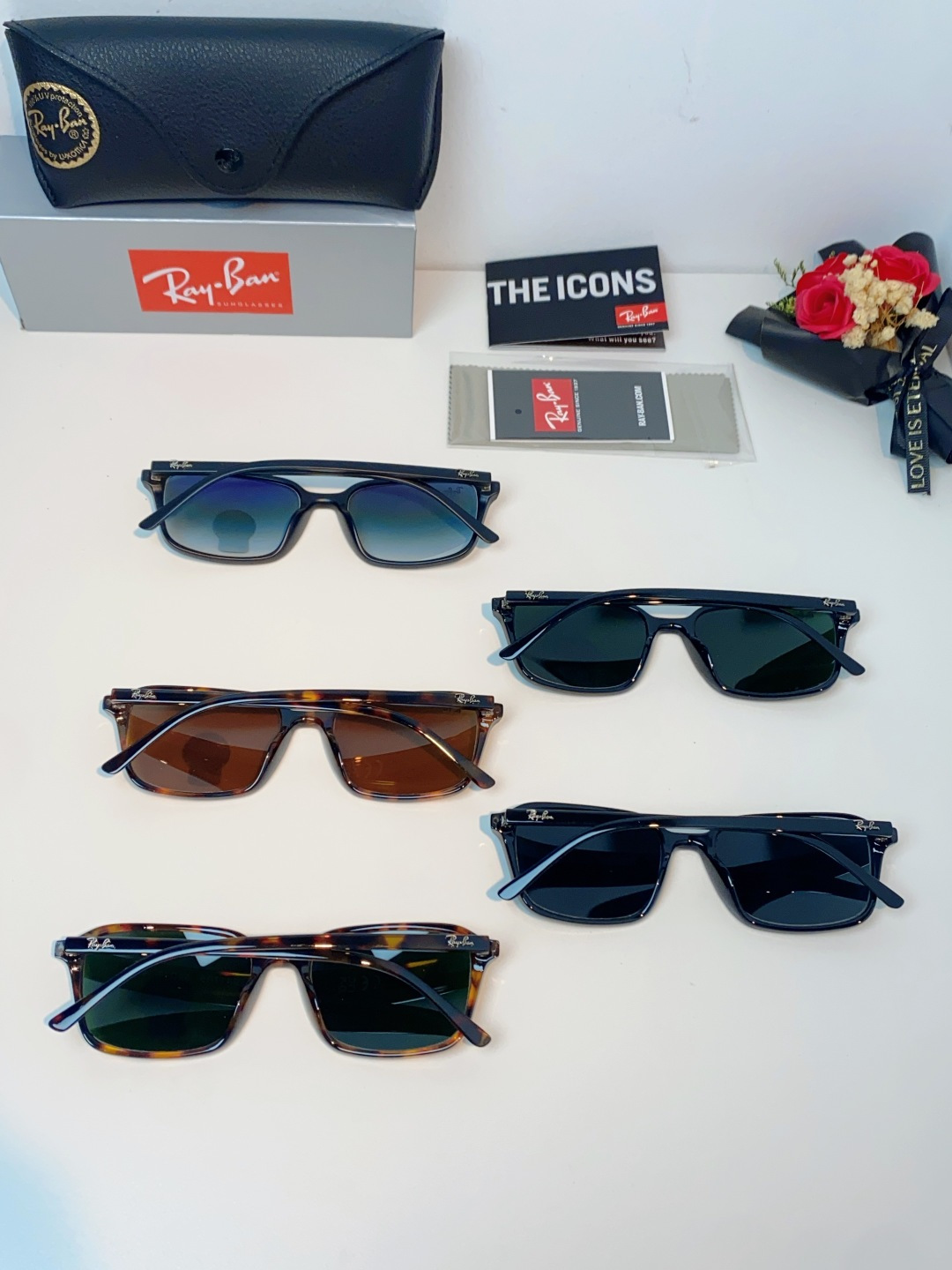 RayBan雷朋 2026新款经典方框防爆玻璃镜片太阳镜｜百年潮牌，永不过时的时尚标杆 ✨ 一眼万年的经