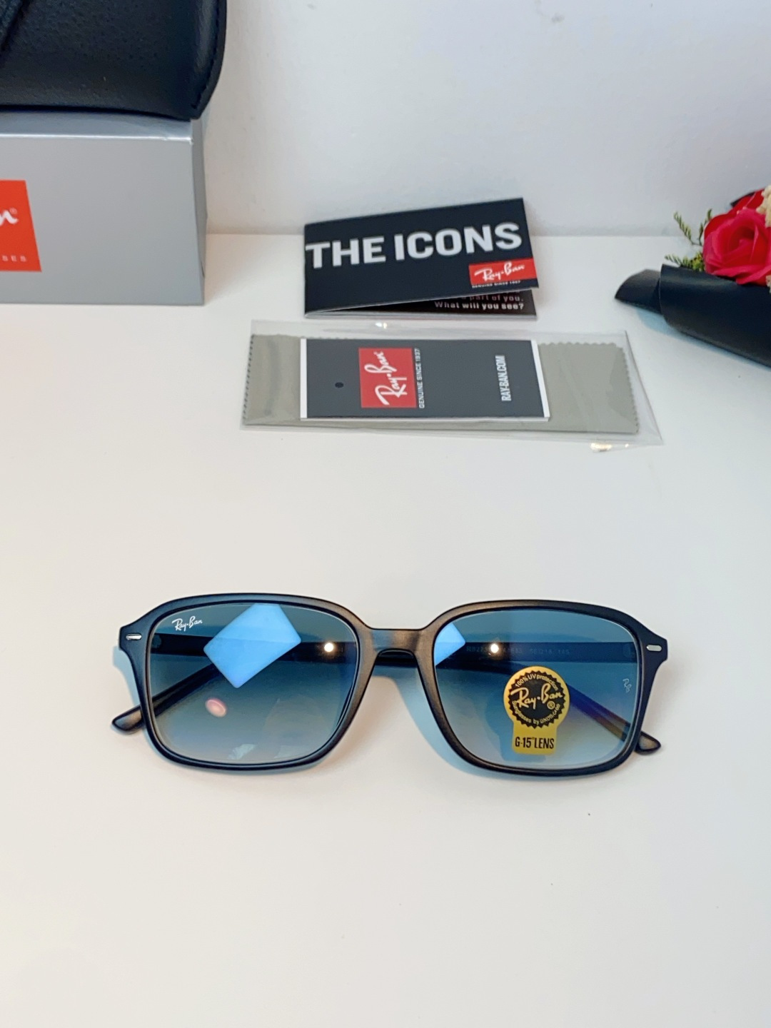RayBan雷朋 2026新款经典方框防爆玻璃镜片太阳镜｜百年潮牌，永不过时的时尚标杆 ✨ 一眼万年的经