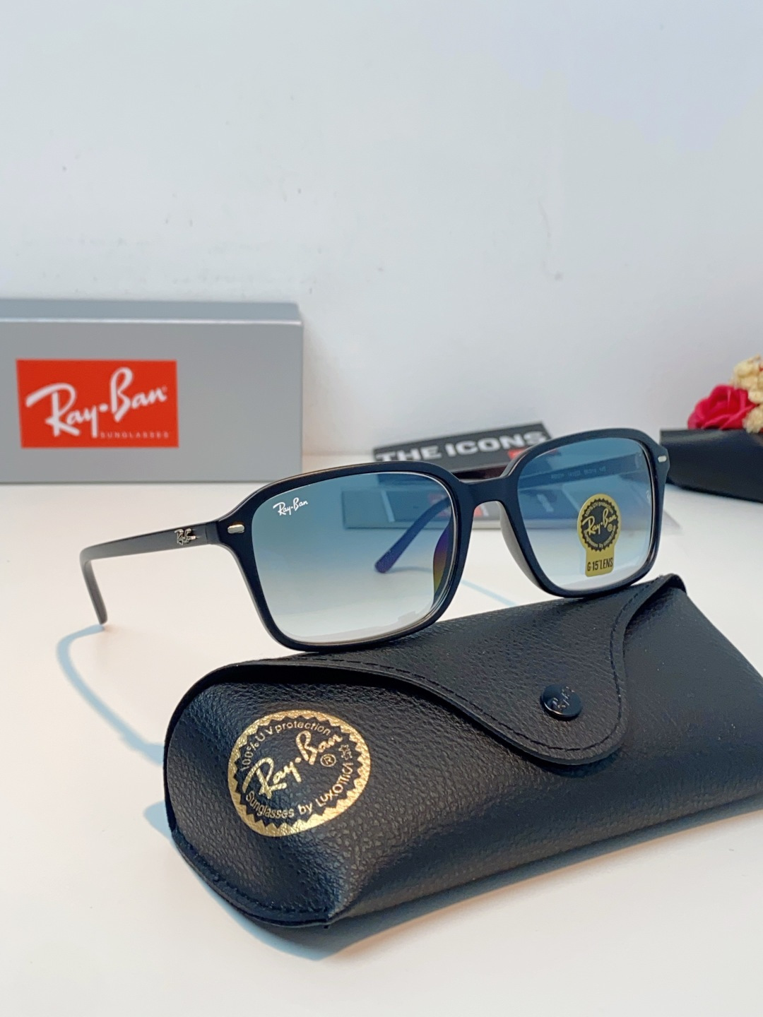 RayBan雷朋 2026新款经典方框防爆玻璃镜片太阳镜｜百年潮牌，永不过时的时尚标杆 ✨ 一眼万年的经