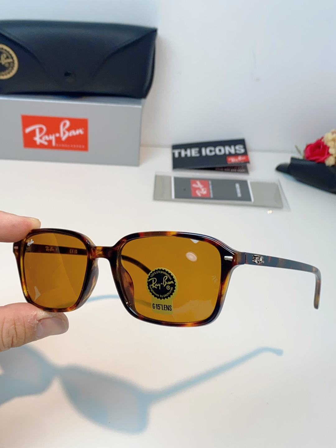 RayBan雷朋 2026新款经典方框防爆玻璃镜片太阳镜｜百年潮牌，永不过时的时尚标杆 ✨ 一眼万年的经