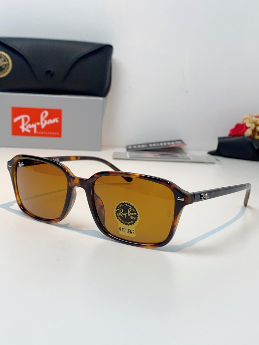 RayBan雷朋 2026新款经典方框防爆玻璃镜片太阳镜｜百年潮牌，永不过时的时尚标杆 ✨ 一眼万年的经
