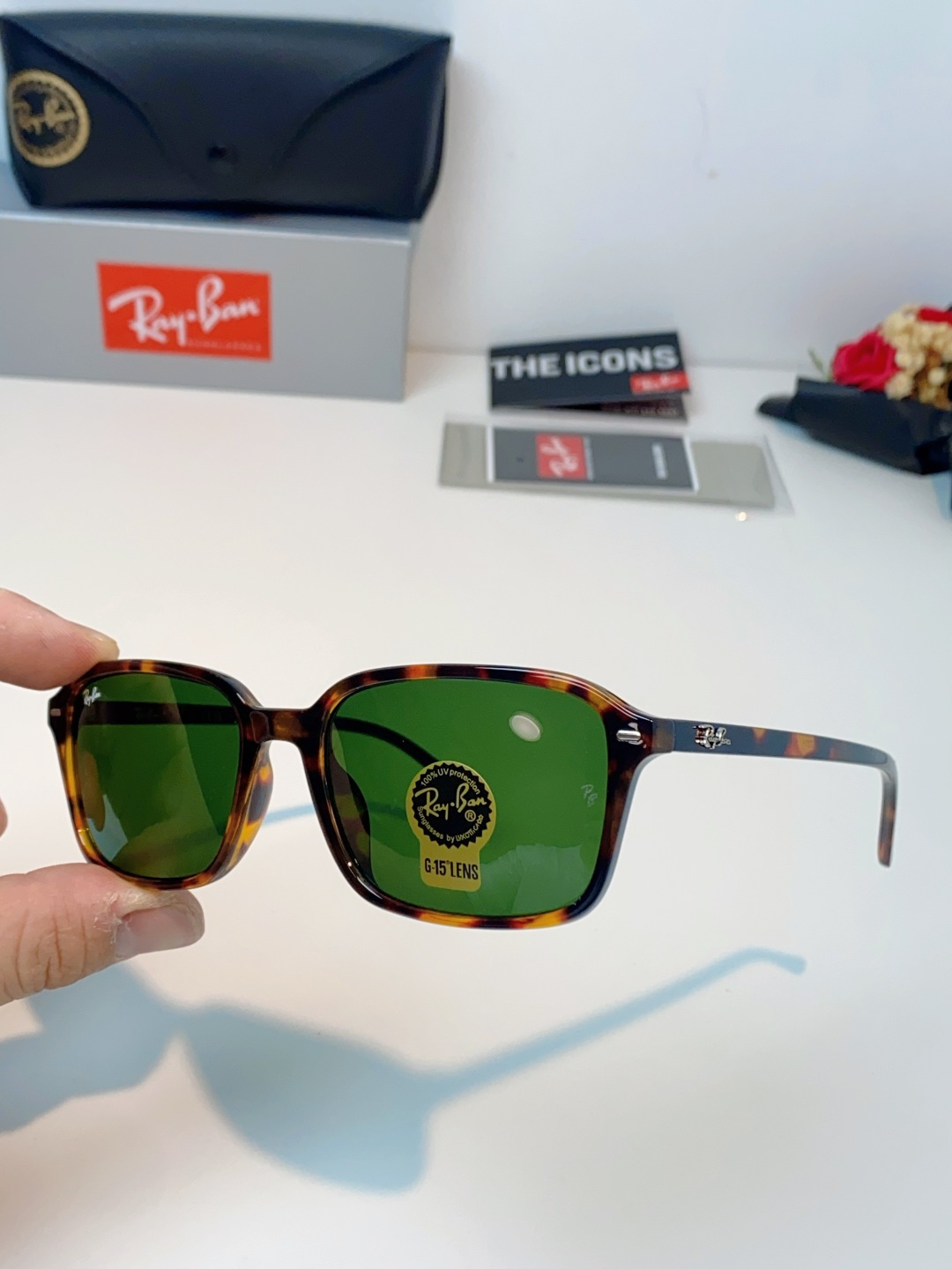 RayBan雷朋 2026新款经典方框防爆玻璃镜片太阳镜｜百年潮牌，永不过时的时尚标杆 ✨ 一眼万年的经