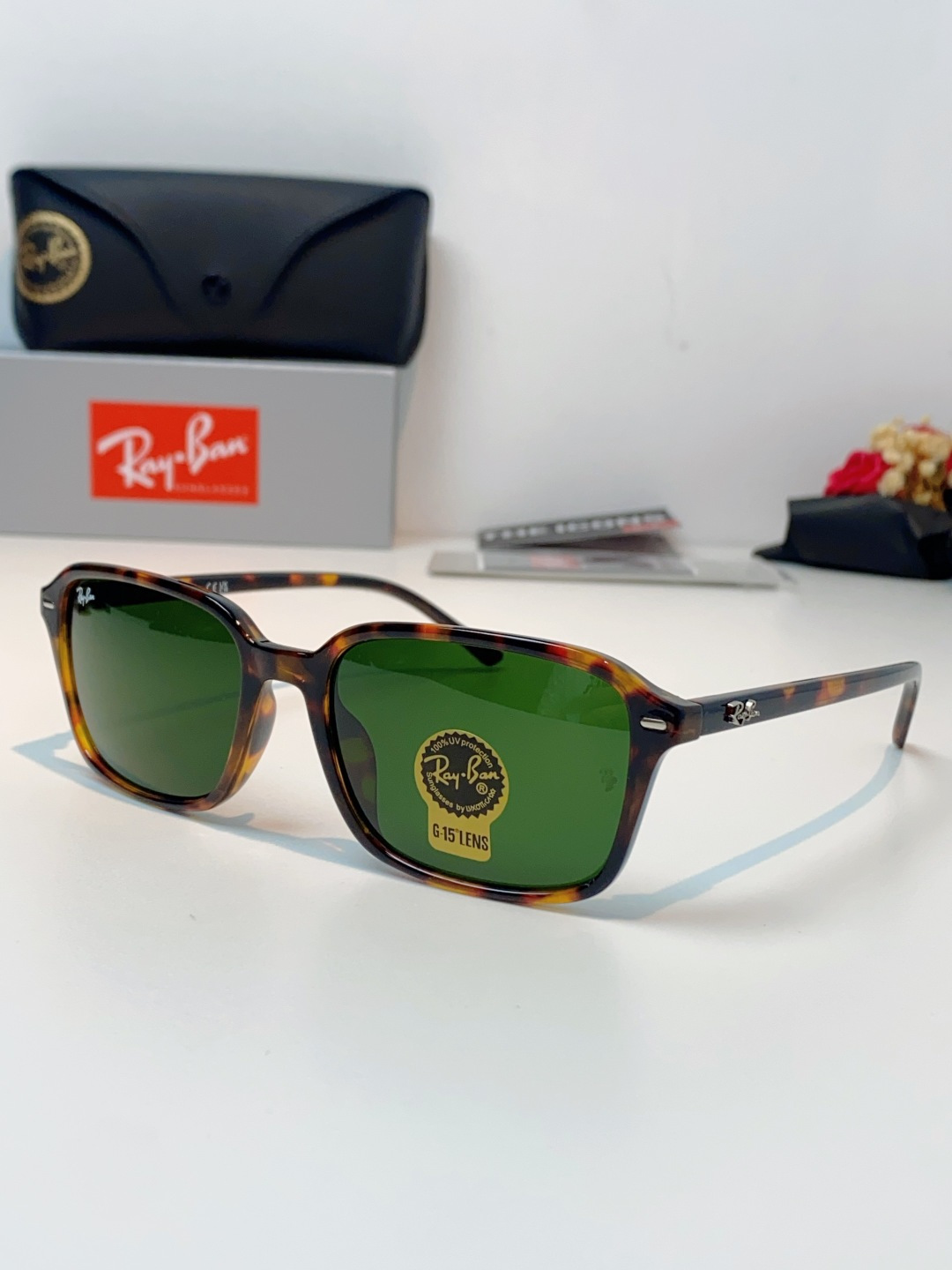 RayBan雷朋 2026新款经典方框防爆玻璃镜片太阳镜｜百年潮牌，永不过时的时尚标杆 ✨ 一眼万年的经