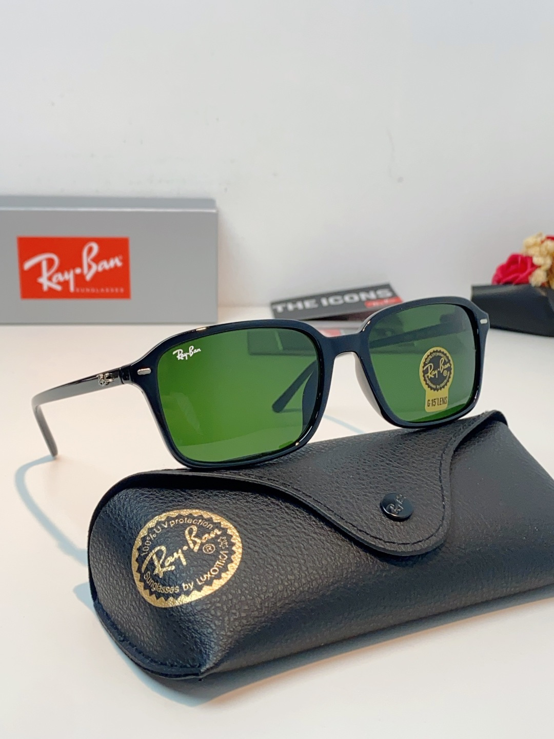 RayBan雷朋 2026新款经典方框防爆玻璃镜片太阳镜｜百年潮牌，永不过时的时尚标杆 ✨ 一眼万年的经