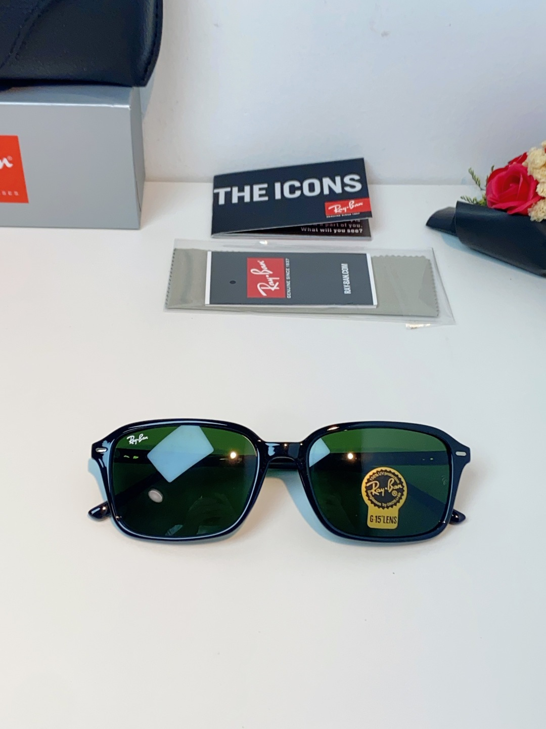 RayBan雷朋 2026新款经典方框防爆玻璃镜片太阳镜｜百年潮牌，永不过时的时尚标杆 ✨ 一眼万年的经