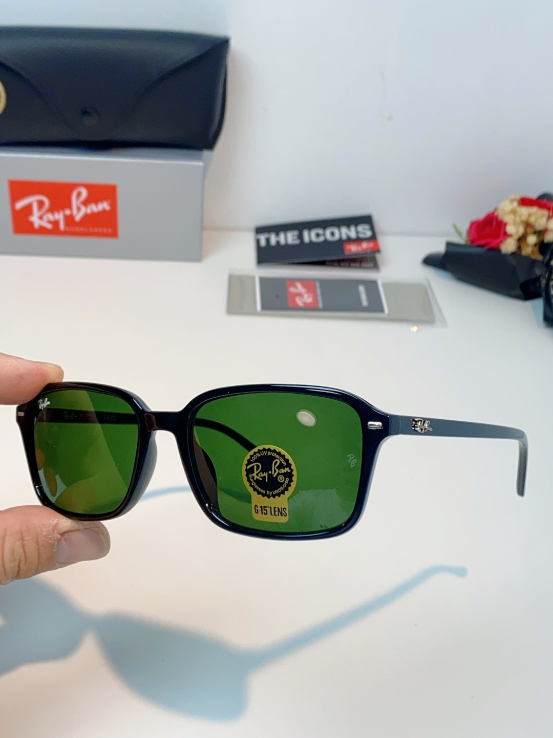 RayBan雷朋 2026新款经典方框防爆玻璃镜片太阳镜｜百年潮牌，永不过时的时尚标杆 ✨ 一眼万年的经