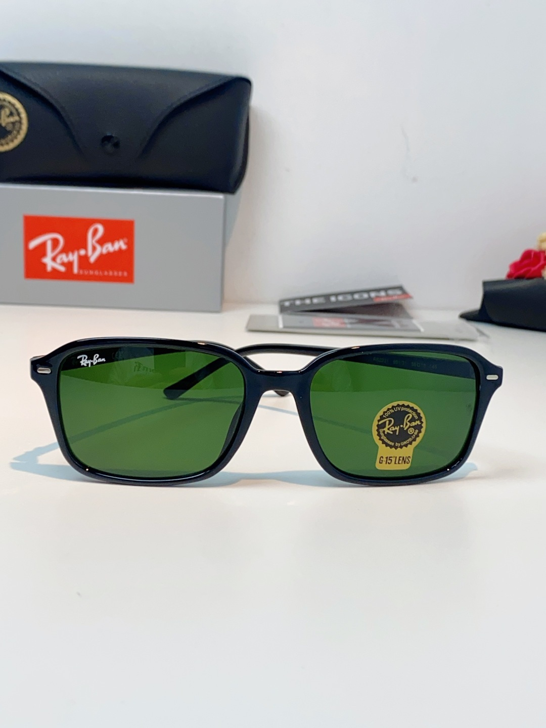 RayBan雷朋 2026新款经典方框防爆玻璃镜片太阳镜｜百年潮牌，永不过时的时尚标杆 ✨ 一眼万年的经