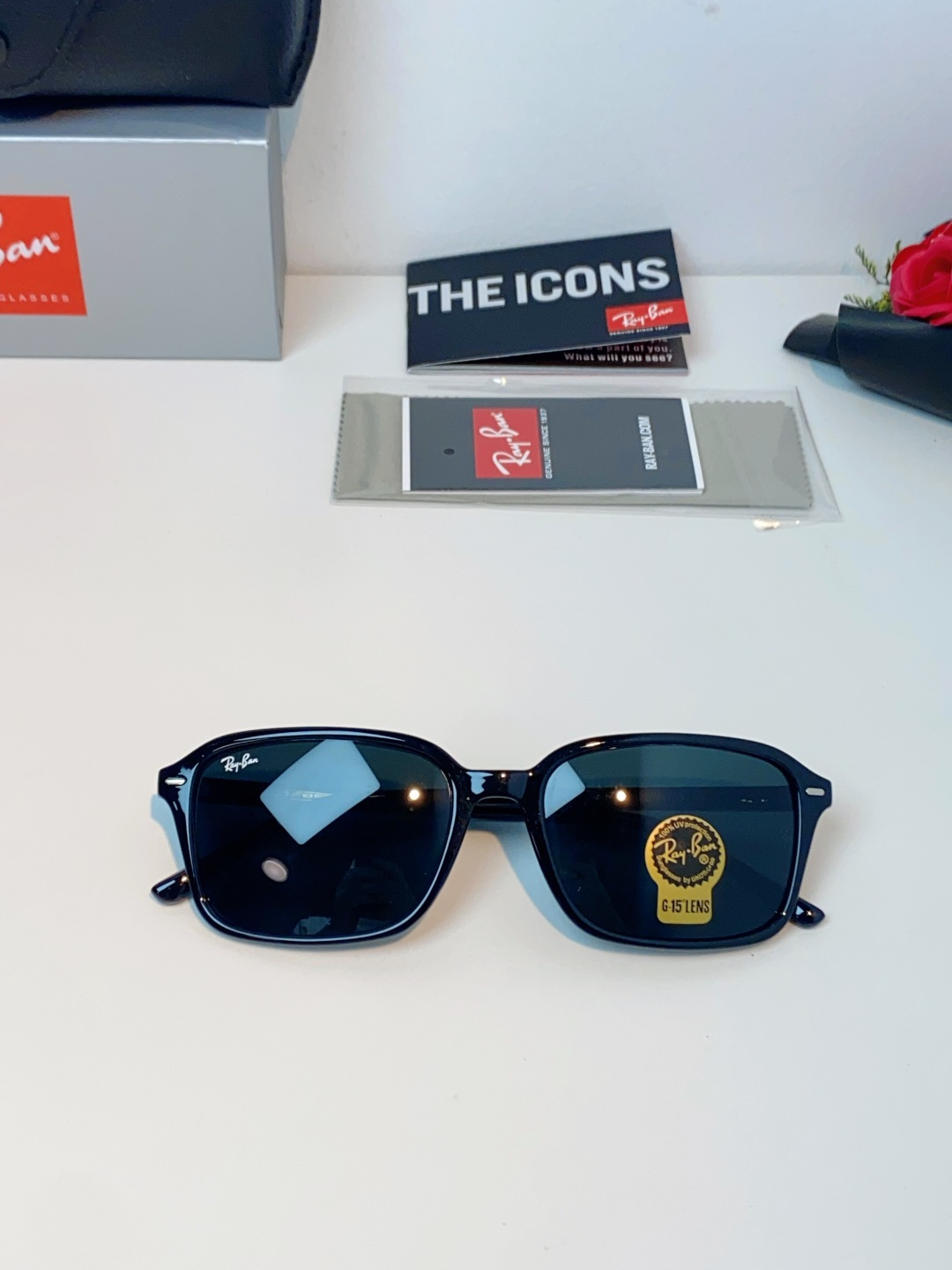 RayBan雷朋 2026新款经典方框防爆玻璃镜片太阳镜｜百年潮牌，永不过时的时尚标杆 ✨ 一眼万年的经