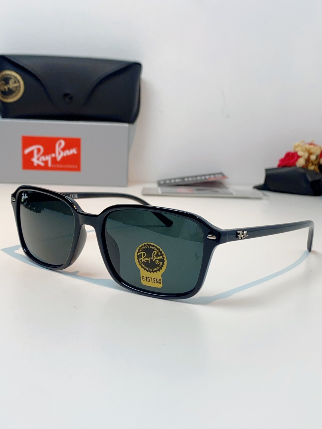 RayBan雷朋 2026新款经典方框防爆玻璃镜片太阳镜｜百年潮牌，永不过时的时尚标杆 ✨ 一眼万年的经