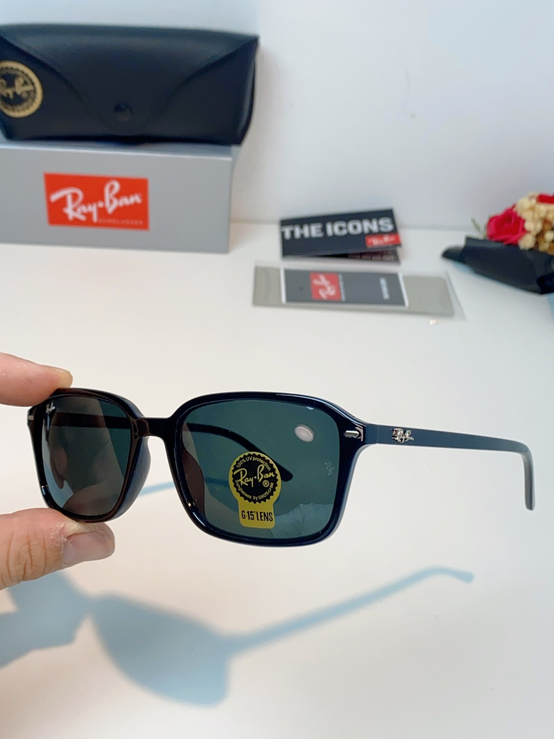 RayBan雷朋 2026新款经典方框防爆玻璃镜片太阳镜｜百年潮牌，永不过时的时尚标杆 ✨ 一眼万年的经