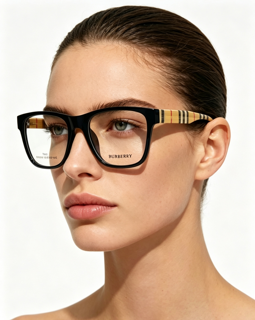 Burberry巴宝莉 2026新款经典格纹光学镜🕶️百年英伦经典格纹灵魂设计百搭黑框方圆版型，修饰脸型