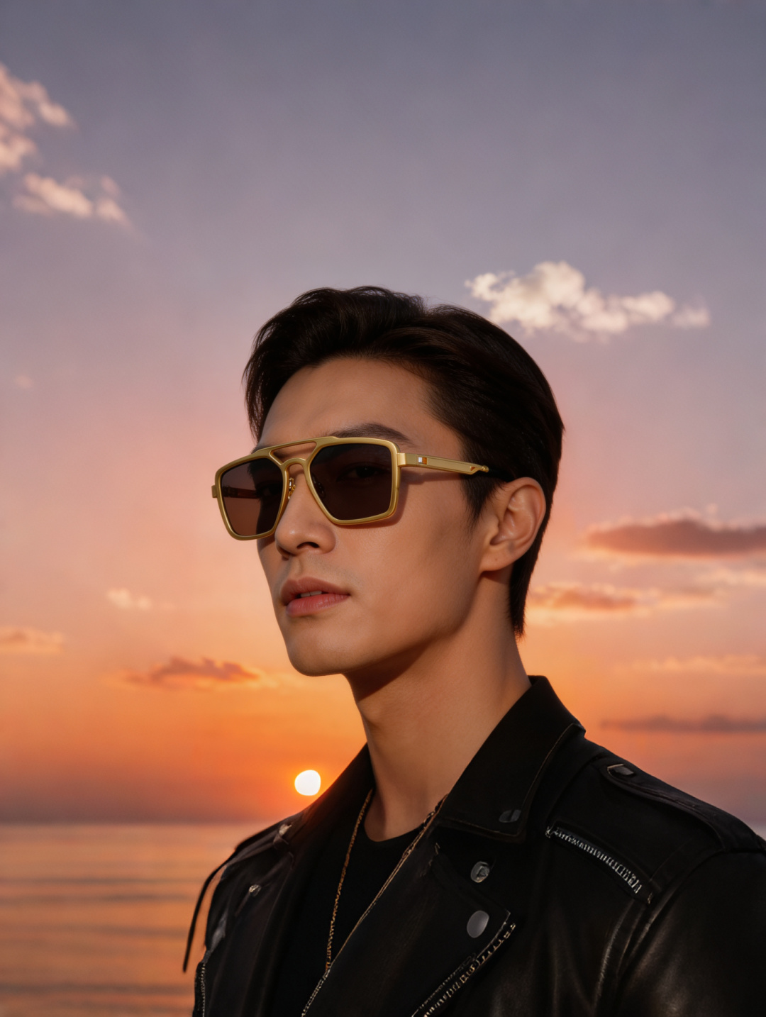 RayBan雷朋  2026新款复古飞行员基因×现代方型剪裁。标志性双梁设计：延续雷朋飞行员系列的硬朗血