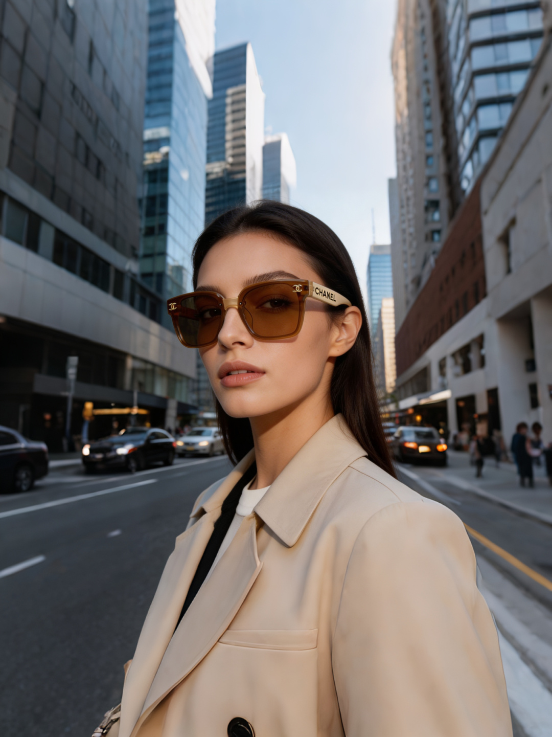 Chanel香奈儿 2026新款经典黑方框墨镜，将香奈儿标志性的优雅美学与现代都市酷感完美融合，是衣橱里