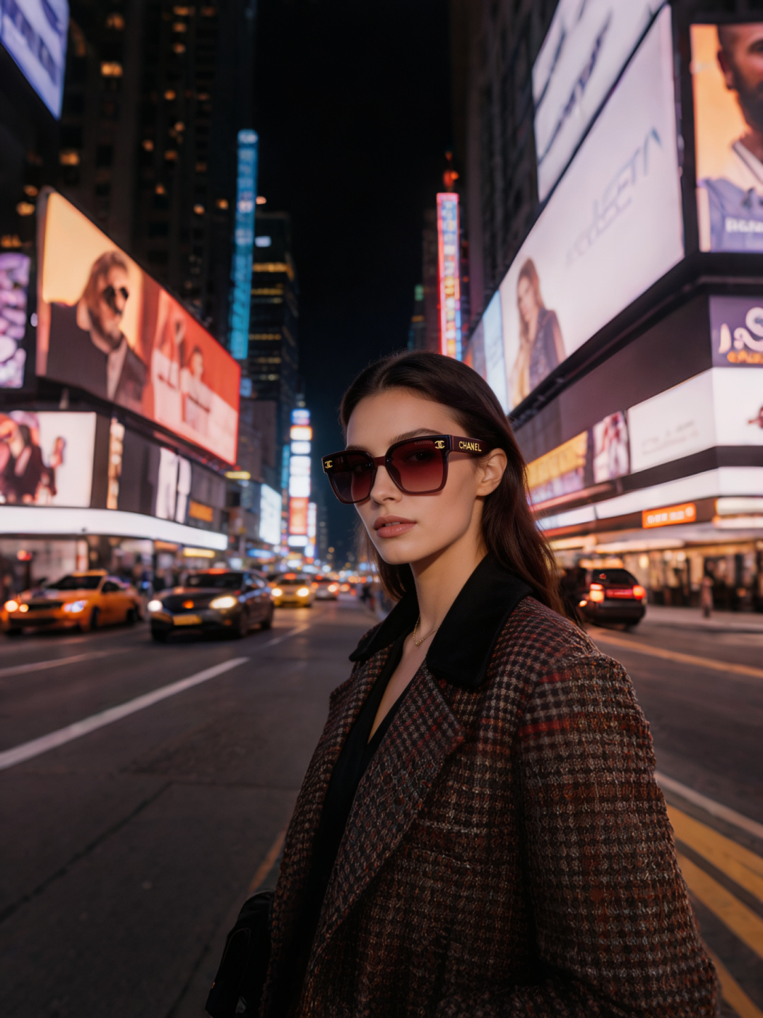 Chanel香奈儿 2026新款经典黑方框墨镜，将香奈儿标志性的优雅美学与现代都市酷感完美融合，是衣橱里