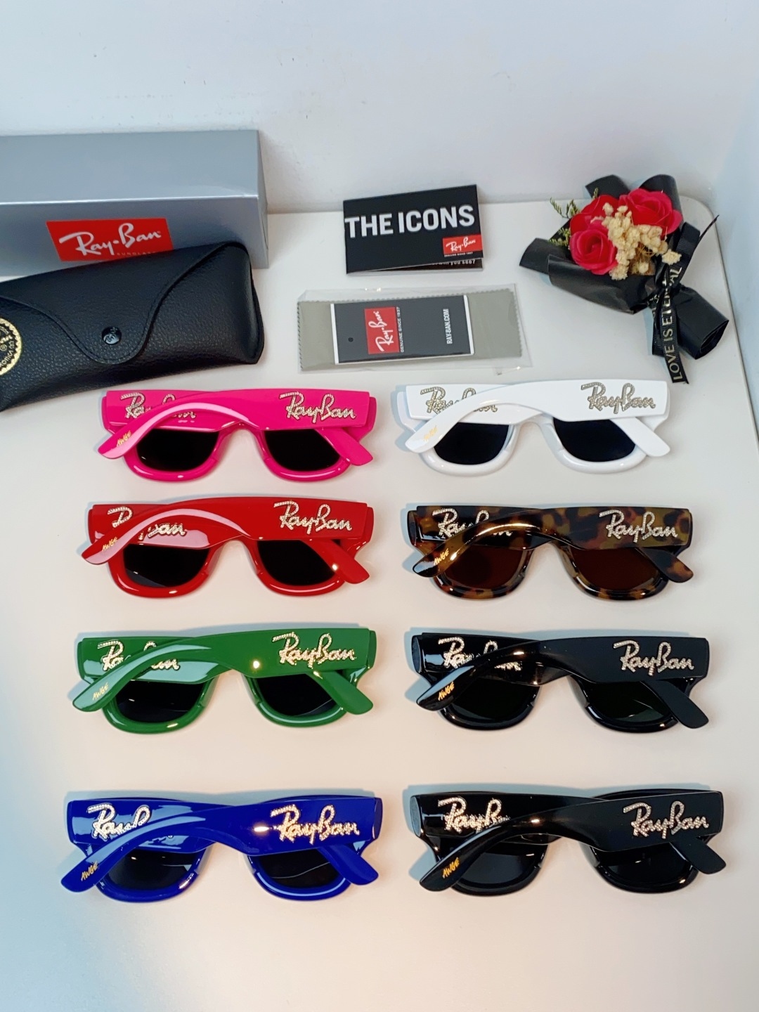 RayBan雷朋 ASAP ROCKY联名带钻款Puffer方形男女款太阳镜0RB4940B Size: