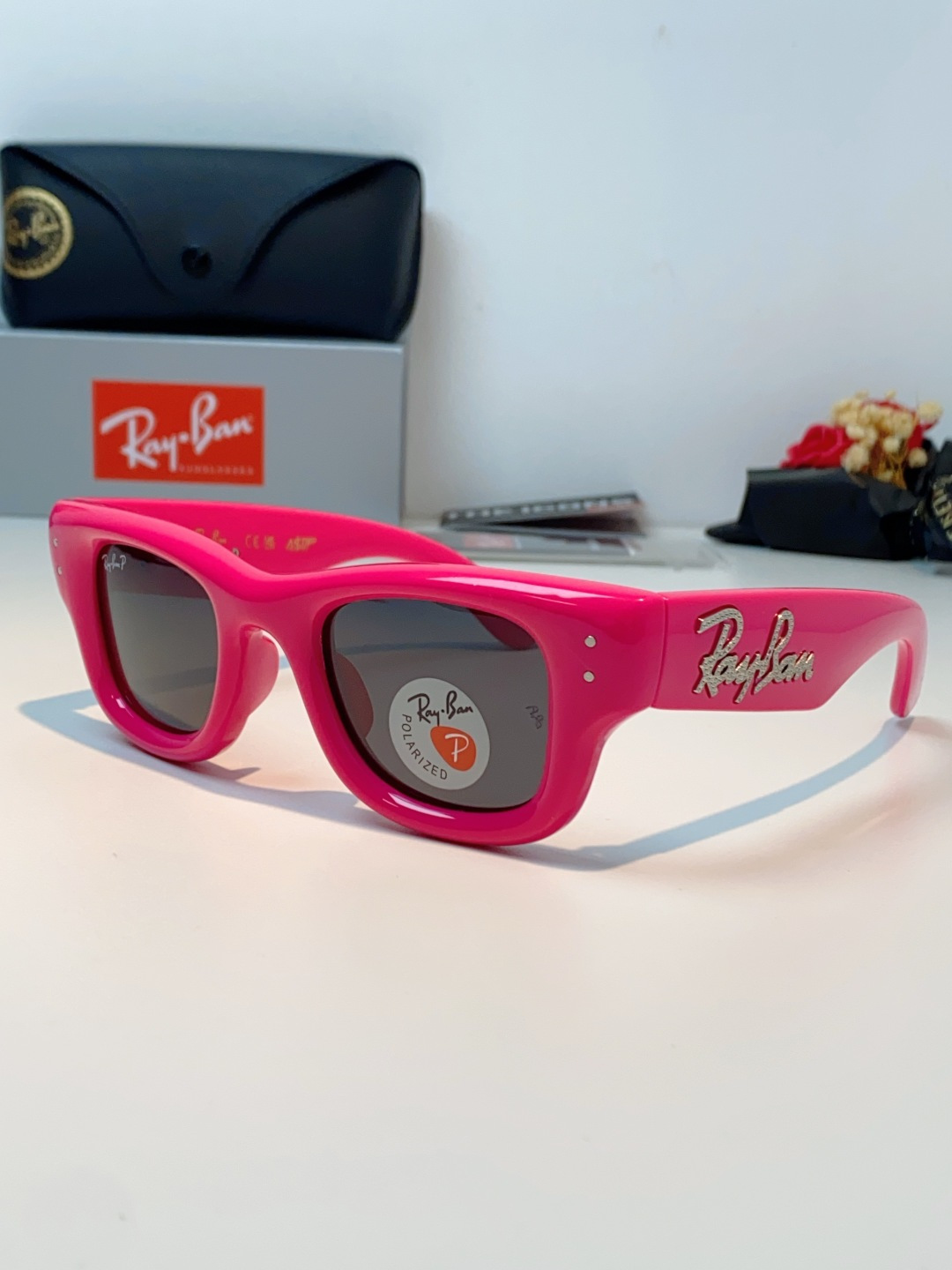 RayBan雷朋 ASAP ROCKY联名带钻款Puffer方形男女款太阳镜0RB4940B Size: