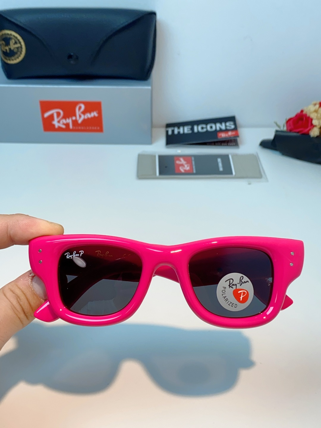 RayBan雷朋 ASAP ROCKY联名带钻款Puffer方形男女款太阳镜0RB4940B Size: