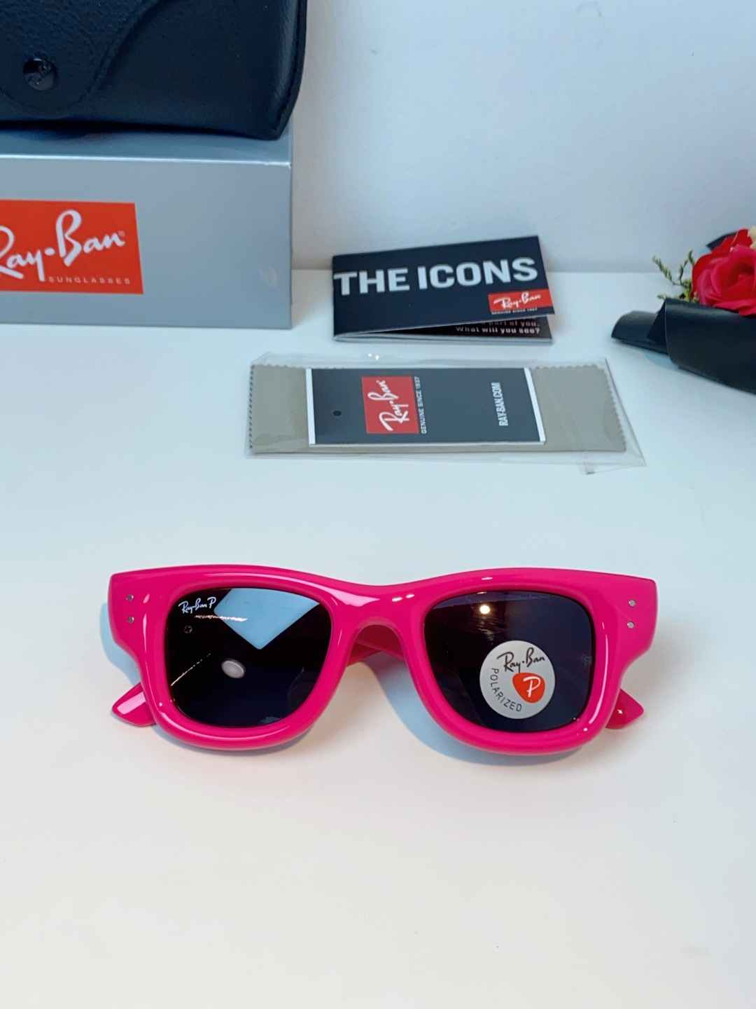 RayBan雷朋 ASAP ROCKY联名带钻款Puffer方形男女款太阳镜0RB4940B Size: