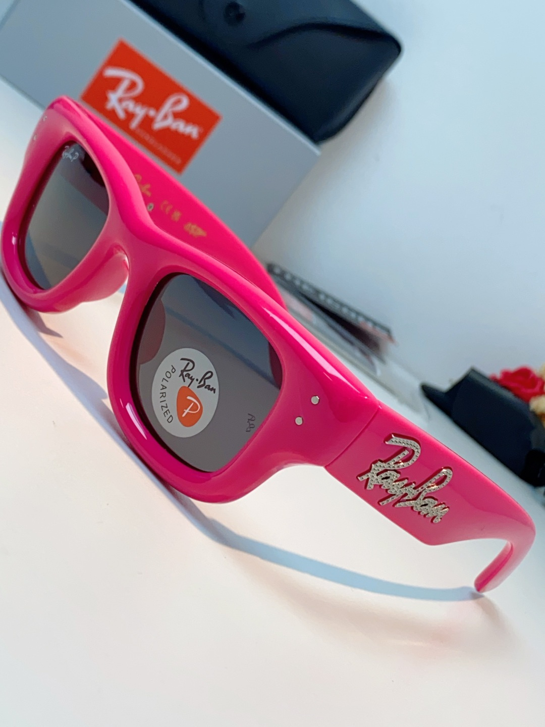 RayBan雷朋 ASAP ROCKY联名带钻款Puffer方形男女款太阳镜0RB4940B Size: