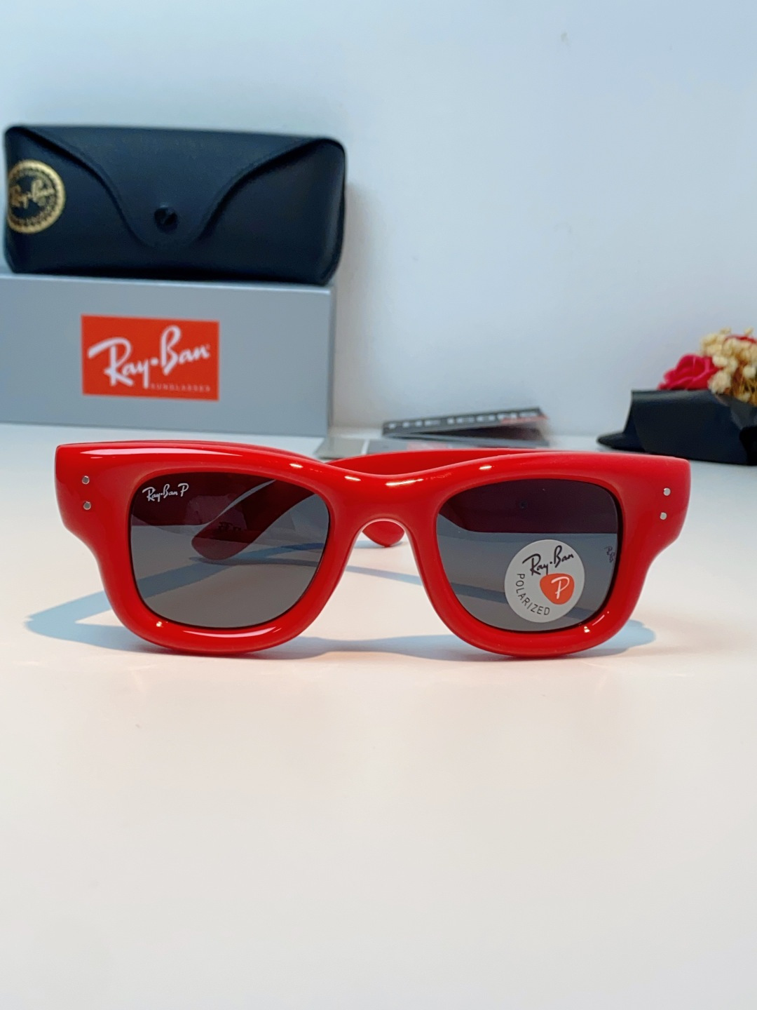 RayBan雷朋 ASAP ROCKY联名带钻款Puffer方形男女款太阳镜0RB4940B Size: