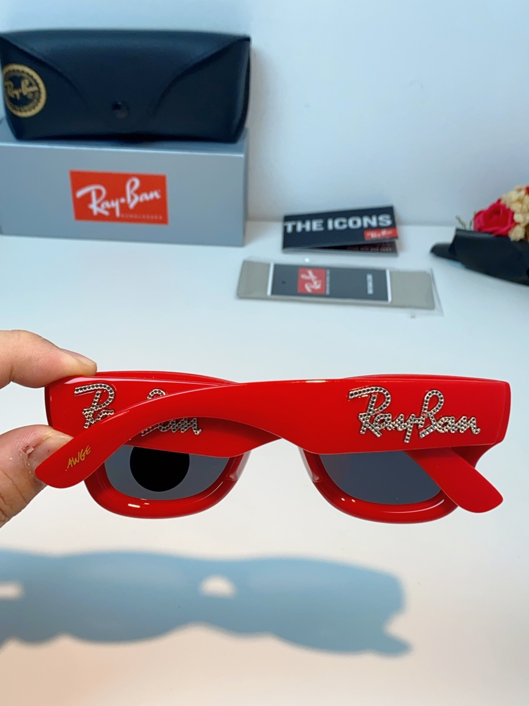 RayBan雷朋 ASAP ROCKY联名带钻款Puffer方形男女款太阳镜0RB4940B Size: