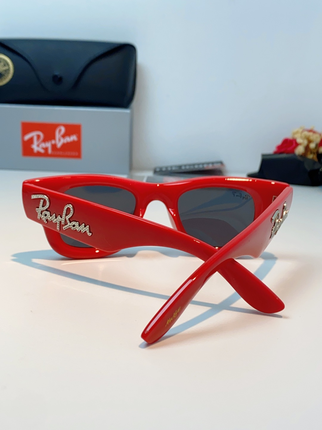 RayBan雷朋 ASAP ROCKY联名带钻款Puffer方形男女款太阳镜0RB4940B Size: