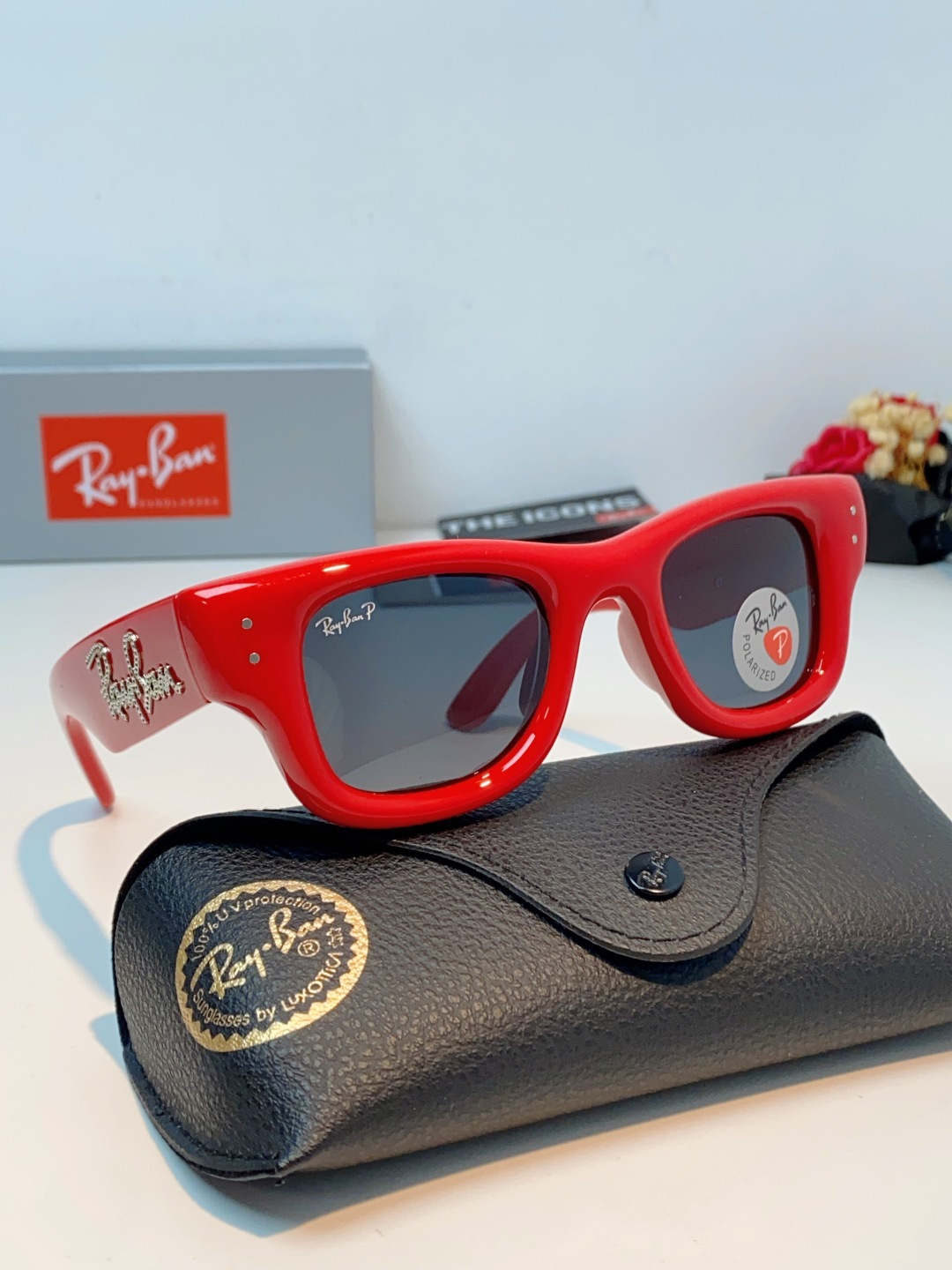 RayBan雷朋 ASAP ROCKY联名带钻款Puffer方形男女款太阳镜0RB4940B Size:
